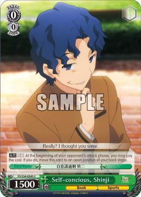 Self-concious, Shinji - Fate/stay night [Unlimited Blade Works] (FS/S34)