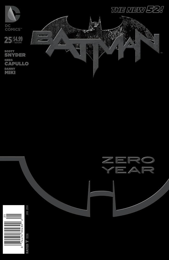 SH Batman Comic Issue 25 Zero Year The New 52 DC Ingles