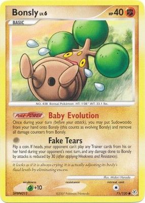 Bonsly - 71/130 - Common Diamond &amp; Pearl (Base Set) Singles