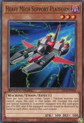 Heavy Mech Support Platform - SBCB-EN066 - Common 1st Edition Speed Duel Battle City Box 1st Edition Singles