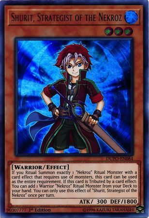 Shurit, Strategist of the Nekroz - DUPO-EN084 - Ultra Rare 1st Edition Duel Power 1st Edition Singles