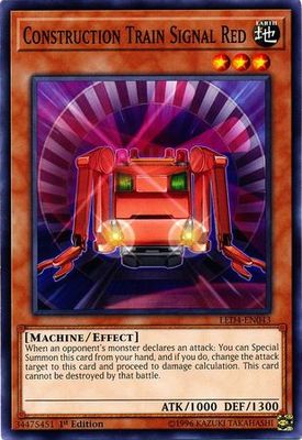 Construction Train Signal Red - LED4-EN043 - Common 1st Edition Legendary Duelists: Sisters of the Rose 1st Edition Singles