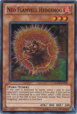 Neo Flamvell Hedgehog - HA04-EN032 - Super Rare Unlimited Hidden Arsenal 4: Trishula&#39;s Triumph [HA04] Unlimited Singles