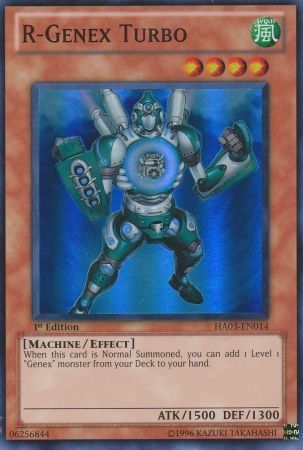 R-Genex Turbo - HA03-EN014 - Super Rare 1st Edition Hidden Arsenal 3 [HA03] 1st Edition Singles