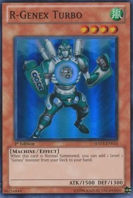 R-Genex Turbo - HA03-EN014 - Super Rare 1st Edition Hidden Arsenal 3 [HA03] 1st Edition Singles