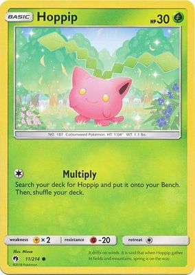 Hoppip - 11/214 - Common Sun &amp; Moon: Lost Thunder Singles