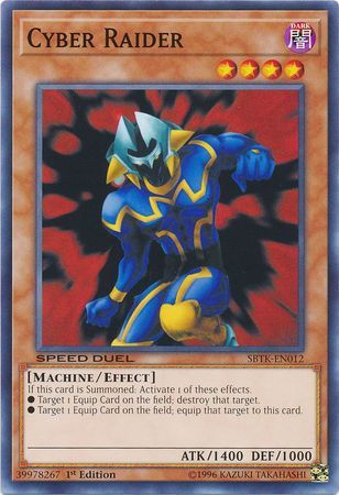 Cyber Raider - SBTK-EN012 - Common 1st Edition Speed Duel: Trials of the Kingdom Singles (espanol)