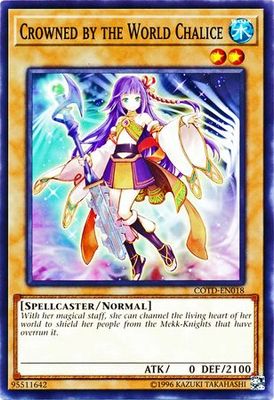 Crowned by the World Chalice - COTD-EN018 - Common Unlimited Code of the Duelist Unlimited Singles