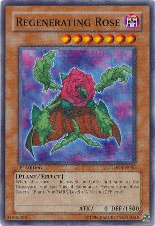 Regenerating Rose - PTDN-EN005 - Common 1st Edition Phantom Darkness [PTDN] Singles
