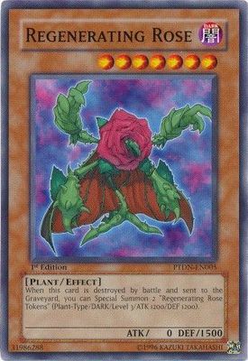 Regenerating Rose - PTDN-EN005 - Common 1st Edition Phantom Darkness [PTDN] Singles