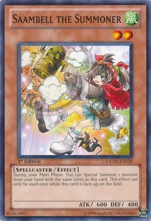 Saambell the Summoner - GENF-EN029 - Common 1st Edition Generation Force 1st Edition Singles