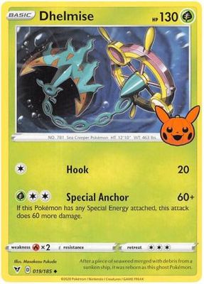 Dhelmise - 019/185 - Uncommon Pokemon Promo Cards