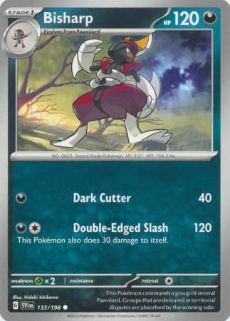 Bisharp - 133/198 - Common Scarlet &amp; Violet (Base Set) Singles