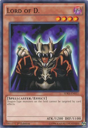 Lord of D. - SDKS-EN011 - Common 1st Edition Seto Kaiba 1st Edition Singles