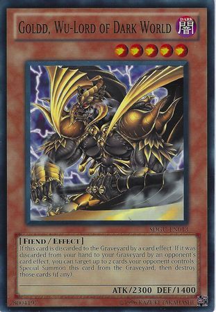 Goldd, Wu-Lord of Dark World - SDGU-EN013 - Common Unlimited Structure Deck: Gates of the Underworld Unlimited Singles