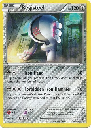 Registeel - 51/98 - Rare XY: Ancient Origins Singles