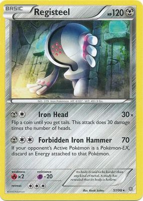 Registeel - 51/98 - Rare XY: Ancient Origins Singles