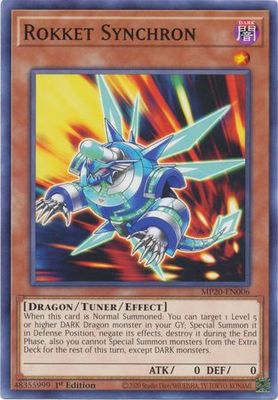 Rokket Synchron - MP20-EN006 - Common 1st Edition 2020 Mega-Tin: Lost Memories 1st Edition Singles (espanol)