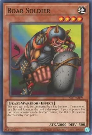 Boar Soldier - SRL-EN089 - Common Unlimited (25th Reprint) Spell Ruler 25th Anniversary Singles
