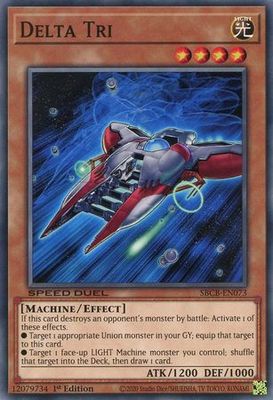 Delta Tri - SBCB-EN073 - Common 1st Edition Speed Duel Battle City Box 1st Edition Singles