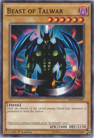 Beast of Talwar - YS15-END01 - Common 1st Edition Starter Deck: 2-Player Yuya &amp; Declan (espanol)