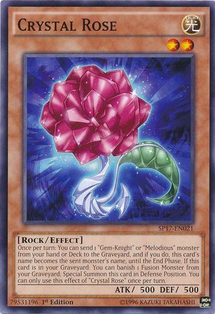 Crystal Rose - SP17-EN021 - Common 1st Edition Star Pack Battle Royal Singles (espanol)