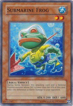 Submarine Frog - CRMS-EN087 - Common Unlimited Crimson Crisis [CRMS] Unlimited Singles