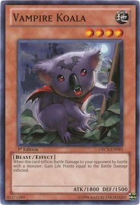 Vampire Koala - ORCS-EN093 - Common 1st Edition Order of Chaos 1st Edition Singles