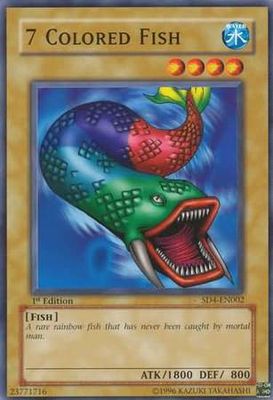 7 Colored Fish - SD4-EN002 - Common 1st Edition Structure Deck: Fury from the Deep 1st Edition Singles