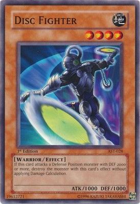 Disc Fighter - AST-028 - Common 1st Edition Ancient Sanctuary [AST] 1st Edition Singles