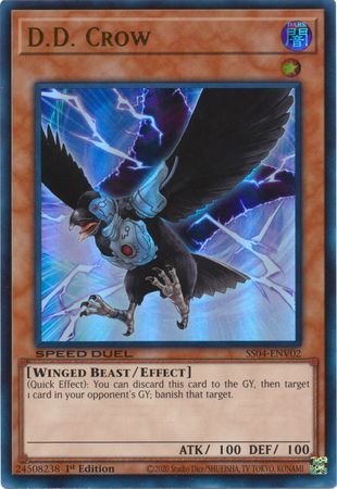 D.D. Crow - SS04-ENV02 - Ultra Rare 1st Edition Speed Duel Starter Decks: Match of the Millennium Singles