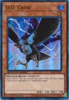 D.D. Crow - SS04-ENV02 - Ultra Rare 1st Edition Speed Duel Starter Decks: Match of the Millennium Singles