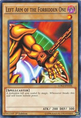 Left Arm of the Forbidden One - LDK2-ENY06 - Common 1st Edition Legendary Decks II - Yugi