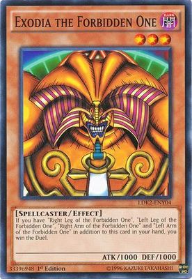 Exodia the Forbidden One - LDK2-ENY04 - Common 1st Edition Legendary Decks II - Yugi