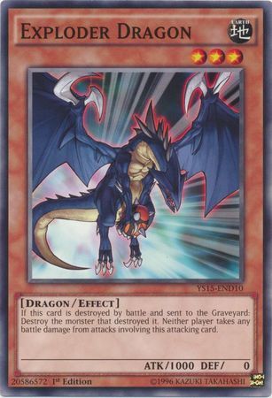Exploder Dragon - YS15-END10 - Common 1st Edition Starter Deck: 2-Player Yuya &amp; Declan (espanol)