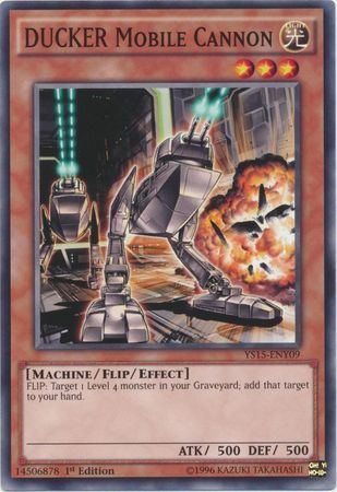 DUCKER Mobile Cannon - YS15-ENY09 - Common 1st Edition Starter Deck: 2-Player Yuya &amp; Declan