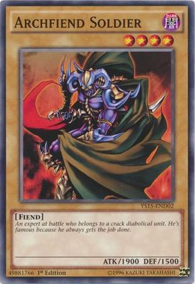 Archfiend Soldier - YS15-END02 - Common 1st Edition Starter Deck: 2-Player Yuya &amp; Declan