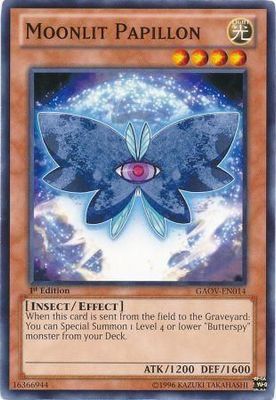 Moonlit Papillon - GAOV-EN014 - Common 1st Edition Galactic Overlord 1st Edition Singles (espanol)