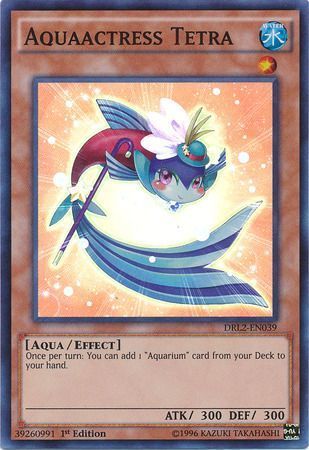 Aquaactress Tetra - DRL2-EN039 - Super Rare 1st Edition Dragons of Legend 2 1st Edition Singles
