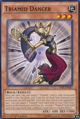 Triamid Dancer - TDIL-EN027 - Common 1st Edition The Dark Illusion 1st Edition Singles