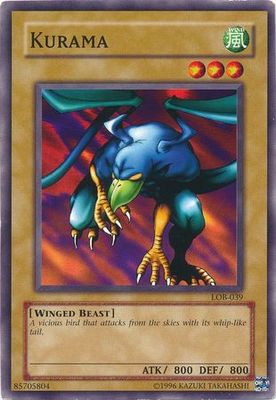 Kurama - LOB-039 - Common Unlimited Legend Of Blue Eyes White Dragon [LOB] Unlimited Singles