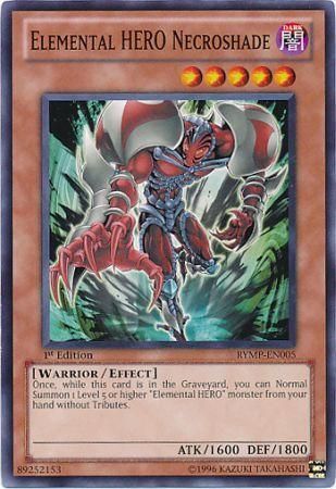Elemental Hero Necroshade - RYMP-EN005 - Common 1st Edition Ra Yellow Mega Pack 1st Edition Singles