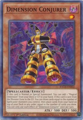 Dimension Conjurer - BACH-EN002 - Common 1st Edition Battle of Chaos 1st Edition Singles