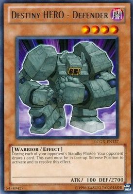 Destiny Hero - Defender - LCGX-EN127 - Rare Unlimited Legendary Collection 2 Unlimited Singles