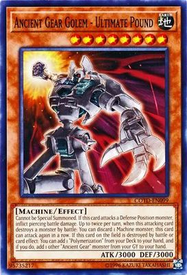 Ancient Gear Golem - Ultimate Pound - COTD-EN099 - Common Unlimited Code of the Duelist Unlimited Singles (espanol)