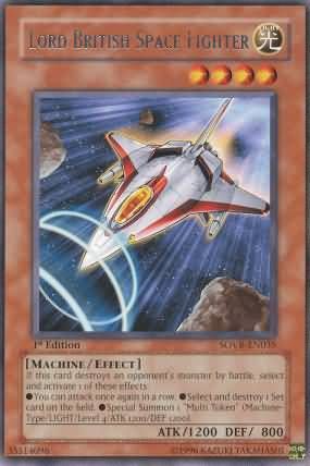 Lord British Space Fighter - SOVR-EN035 - Rare 1st Edition Stardust Overdrive [SOVR] 1st Edition Singles
