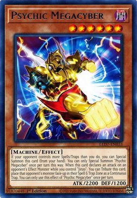 Psychic Megacyber - LED7-EN033 - Rare 1st Edition Legendary Duelists: Rage of Ra 1st Edition Singles