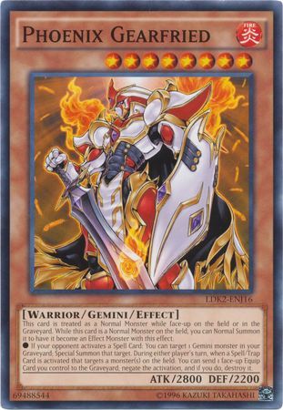 Phoenix Gearfried - LDK2-ENJ16 - Common Unlimited Legendary Decks II - Joey Unlimited Singles