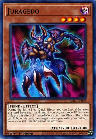 Juragedo - LED7-EN009 - Common 1st Edition Legendary Duelists: Rage of Ra 1st Edition Singles