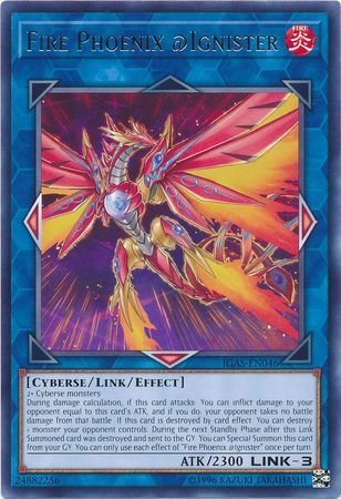 Fire Phoenix @Ignister - IGAS-EN046 - Rare Unlimited Ignition Assault Unlimited Singles